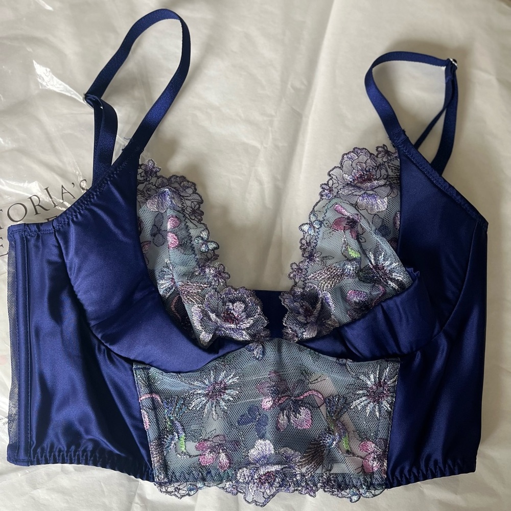 NWT Victoria Secret Hummingbird Corset Bra 32D